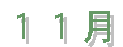 １１月